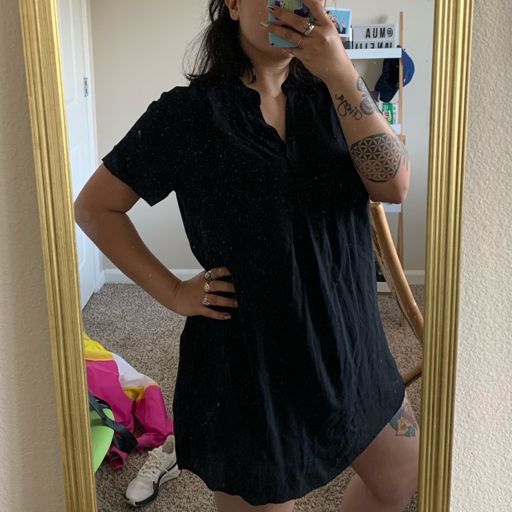 Comfy black summer dress